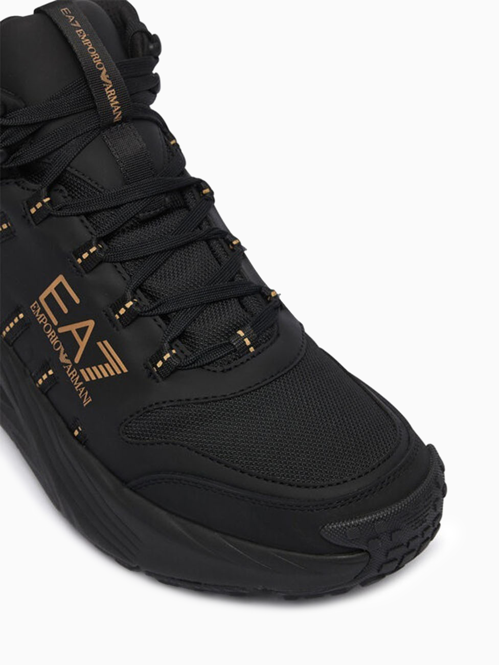 EA7 Triple Black & Gold Crusher Sonic Waterproof Boots