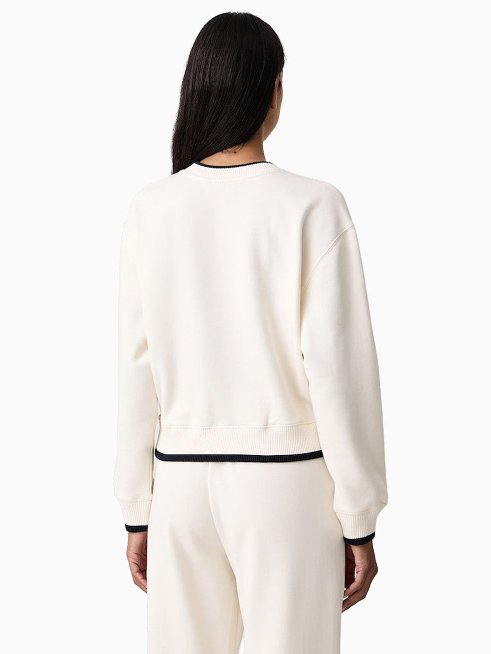 Emporio Armani Women's Terry V-Neck Sweatshirt