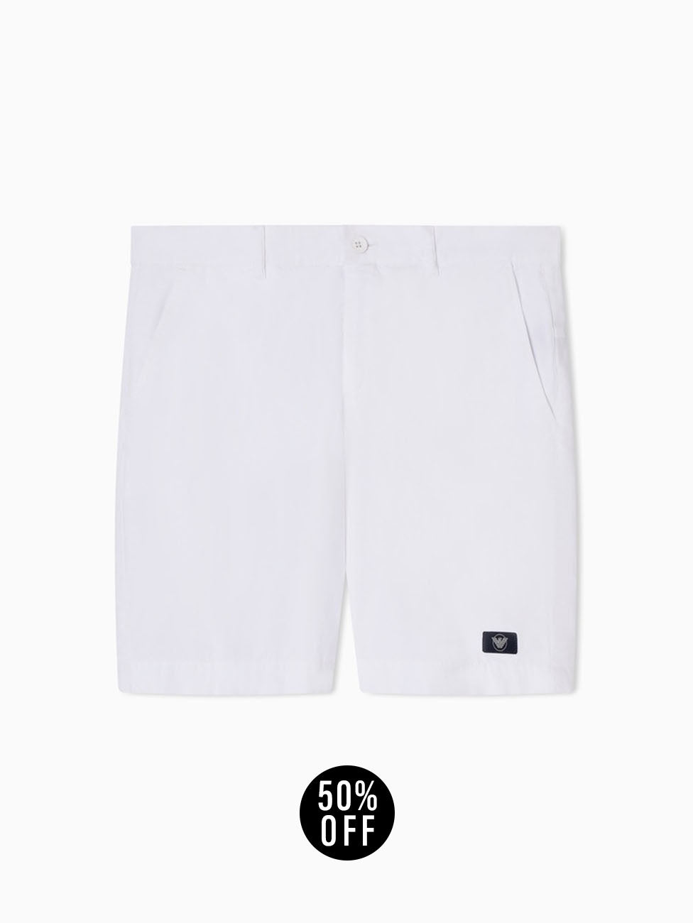 Emporio Armani Satin Label Cotton Shorts