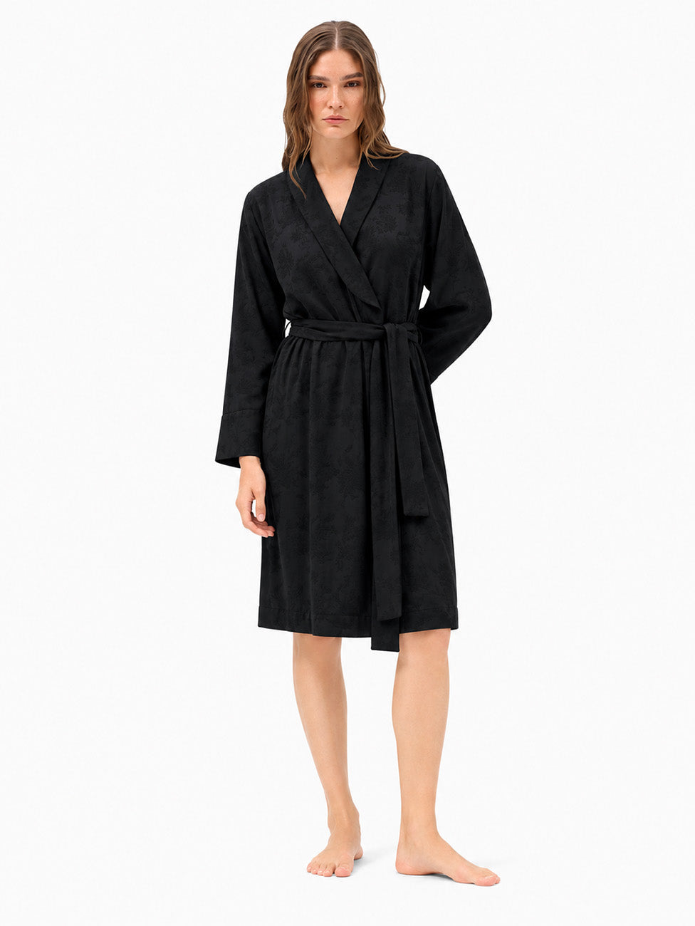 Emporio Armani Women's Jacquard Viscose Dressing Gown