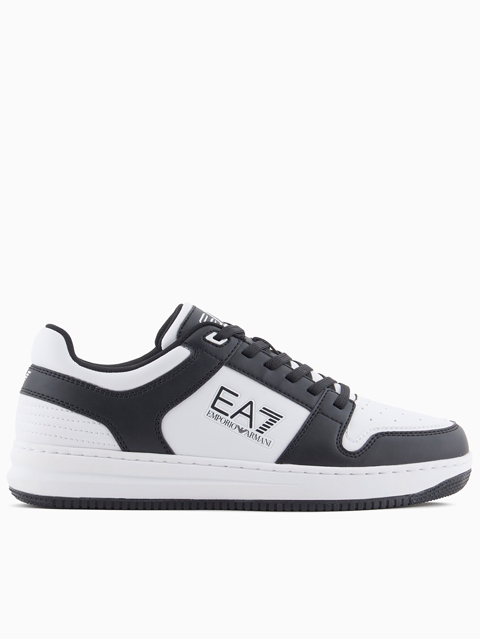 EA7 Black & White Slasher Sneakers