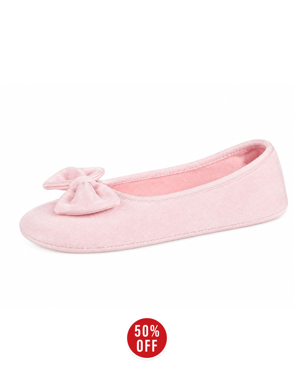 Isotoner Rose Clair Ballerina Slippers