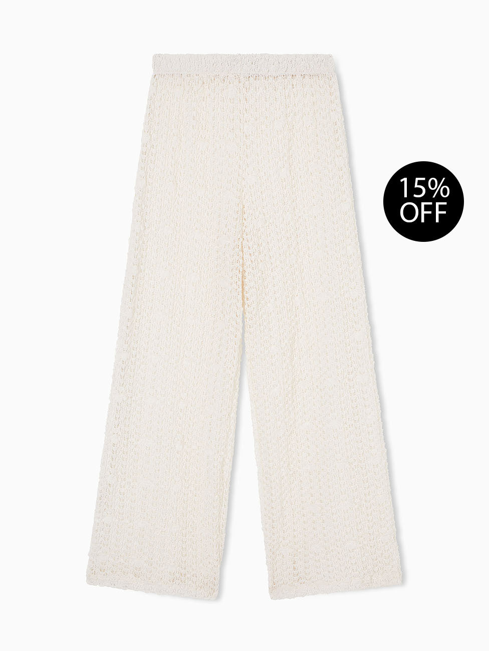 Emporio Armani Macramé Lace Beach Trousers