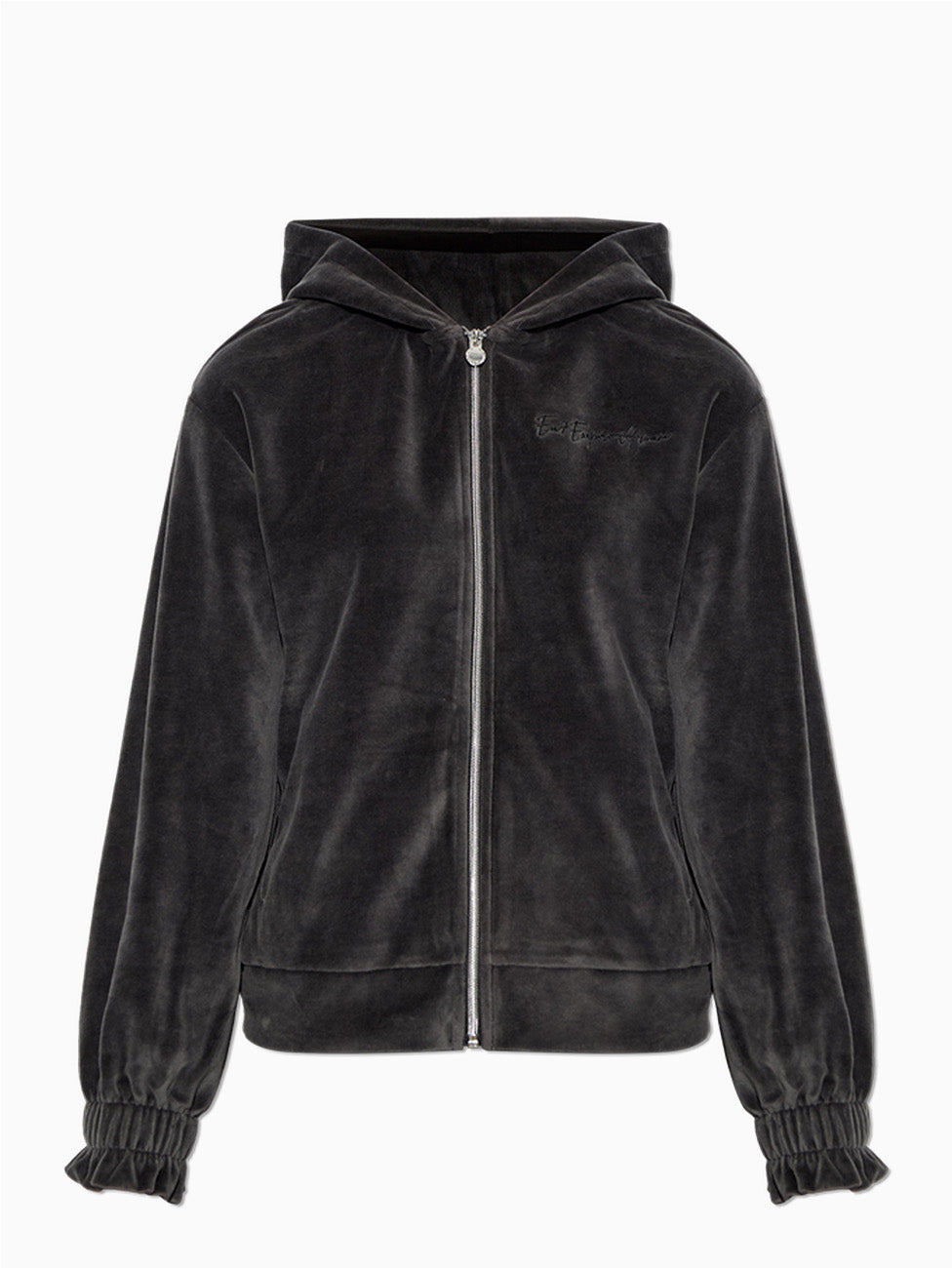 EA7 Athletic Velour Hoodie