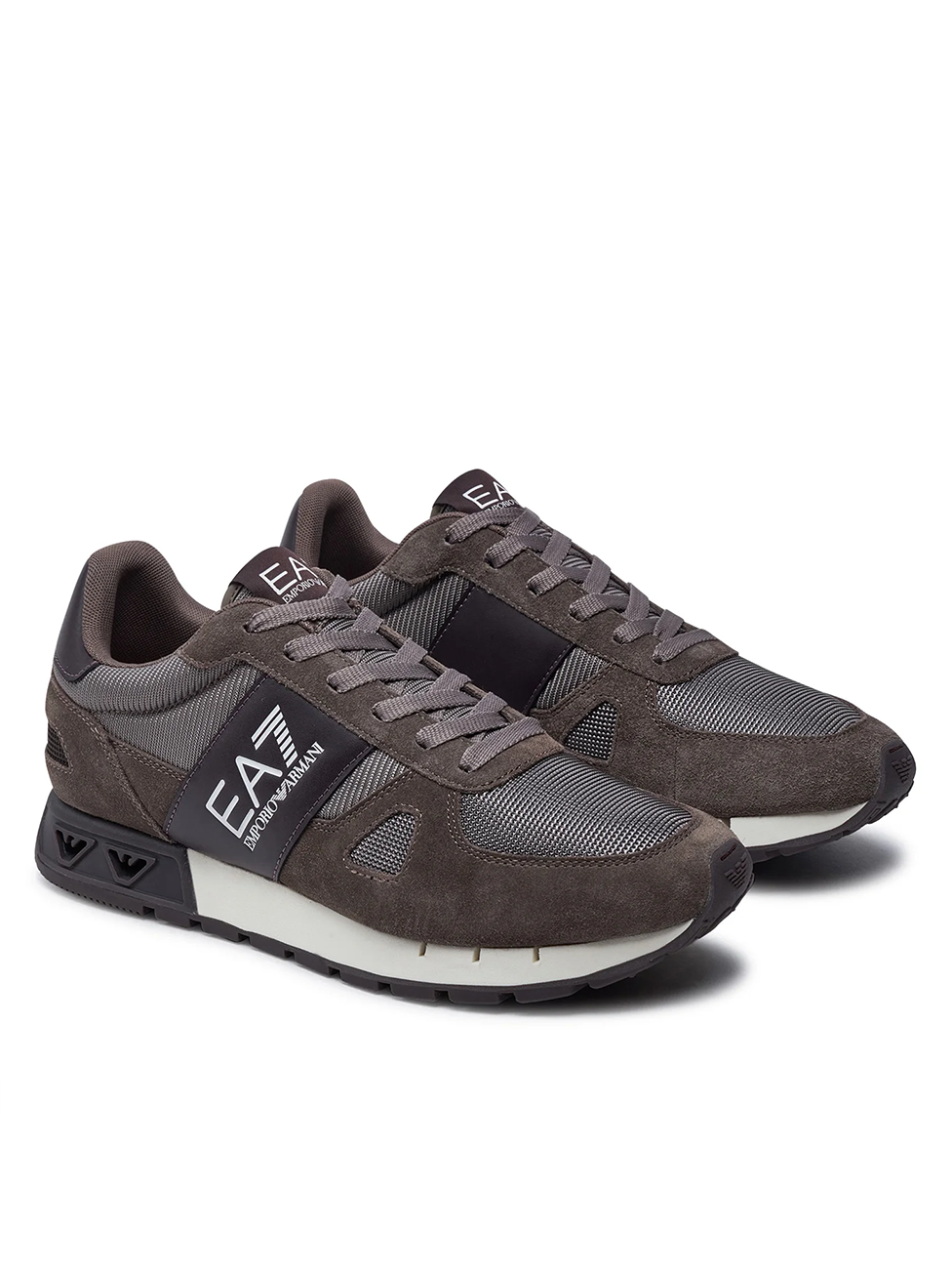 EA7 Brown Legacy Sneakers