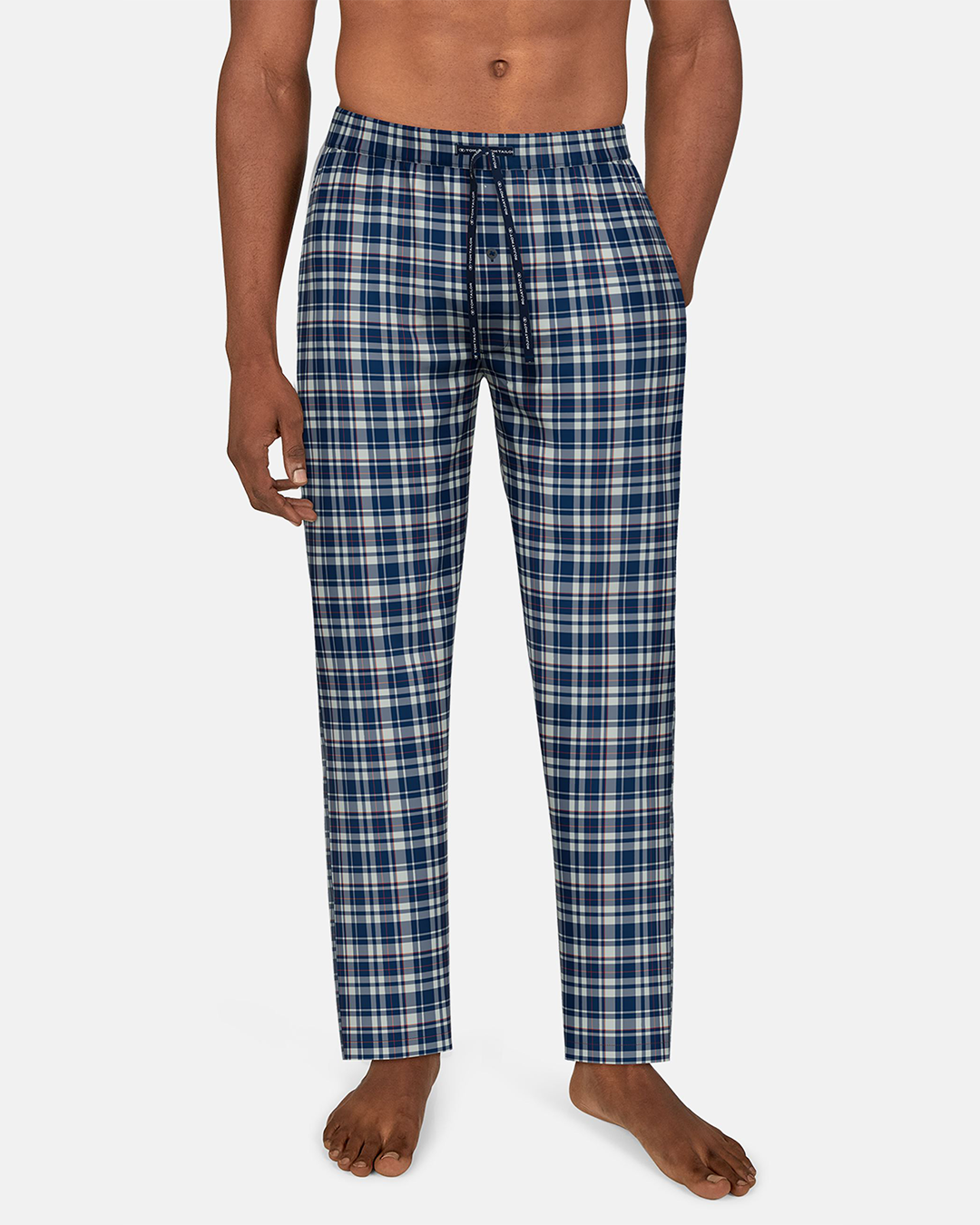 Tom Tailor Blue Checkered Pyjama Pants