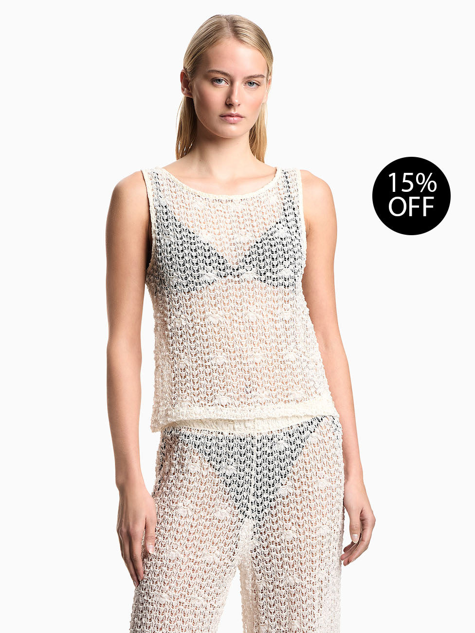 Emporio Armani Floral Pattern Women's Beach Top