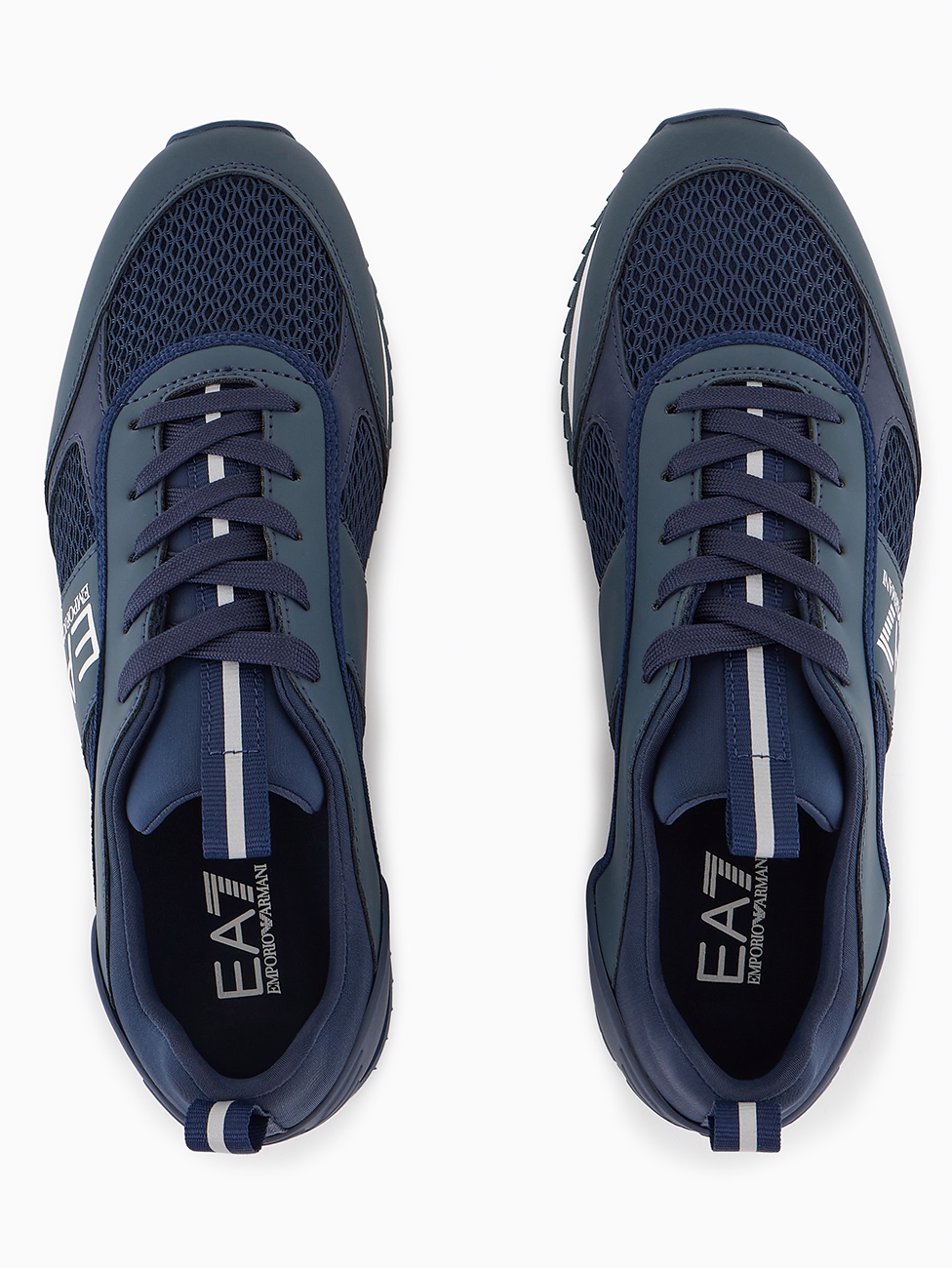 EA7 Men's Navy & White Sport Shoes