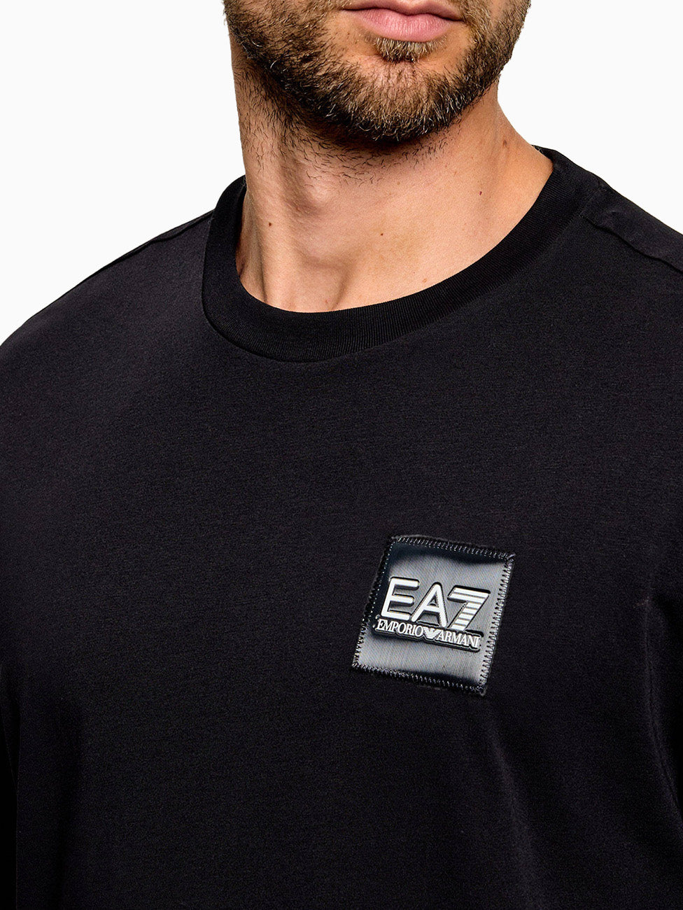 EA7 Modern-Fit Cotton T-Shirt