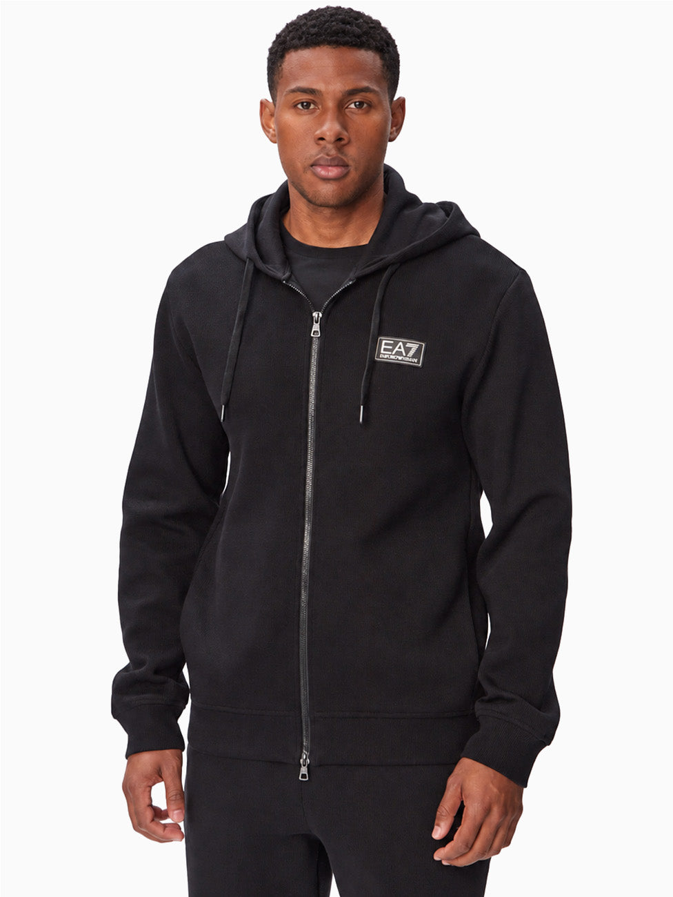 EA7 Refined Full-Zip Hoodie