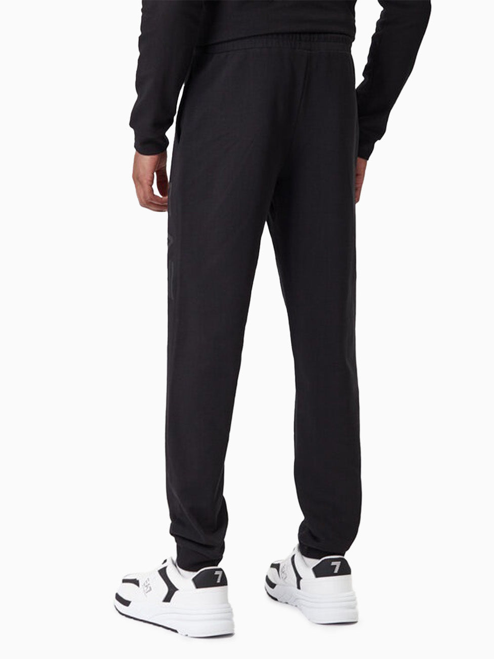 EA7 Logo-Tape Cotton Joggers