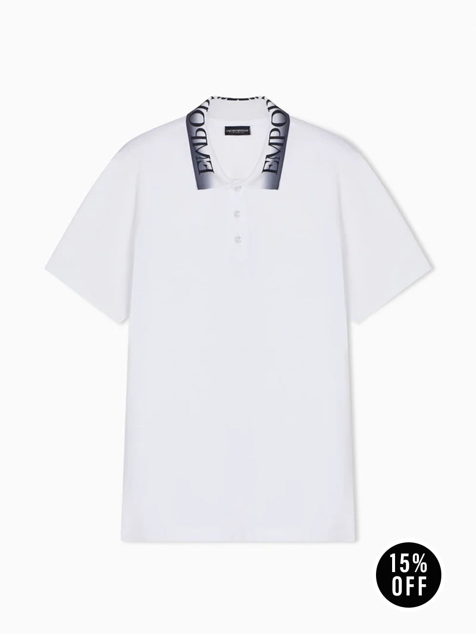 Emporio Armani Collar Logo Polo T-Shirt