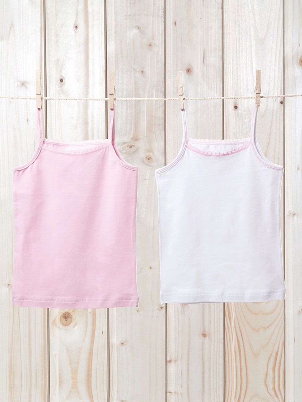 Blackspade Kids Girls Tank Top (Pack of 2)