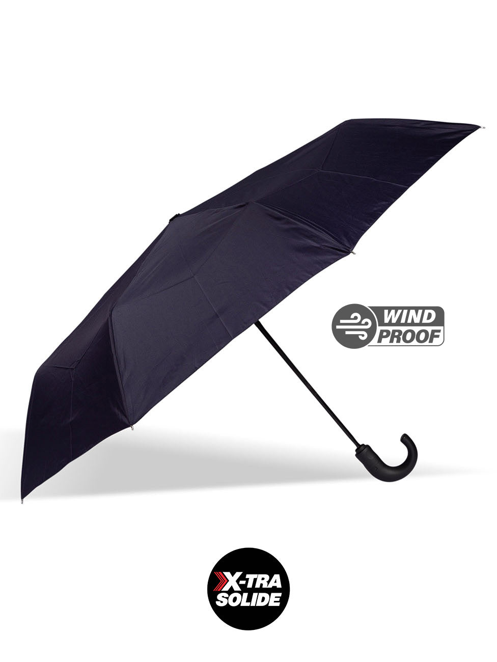 Isotoner Men's Crook X-TRA SOLIDE Umbrella