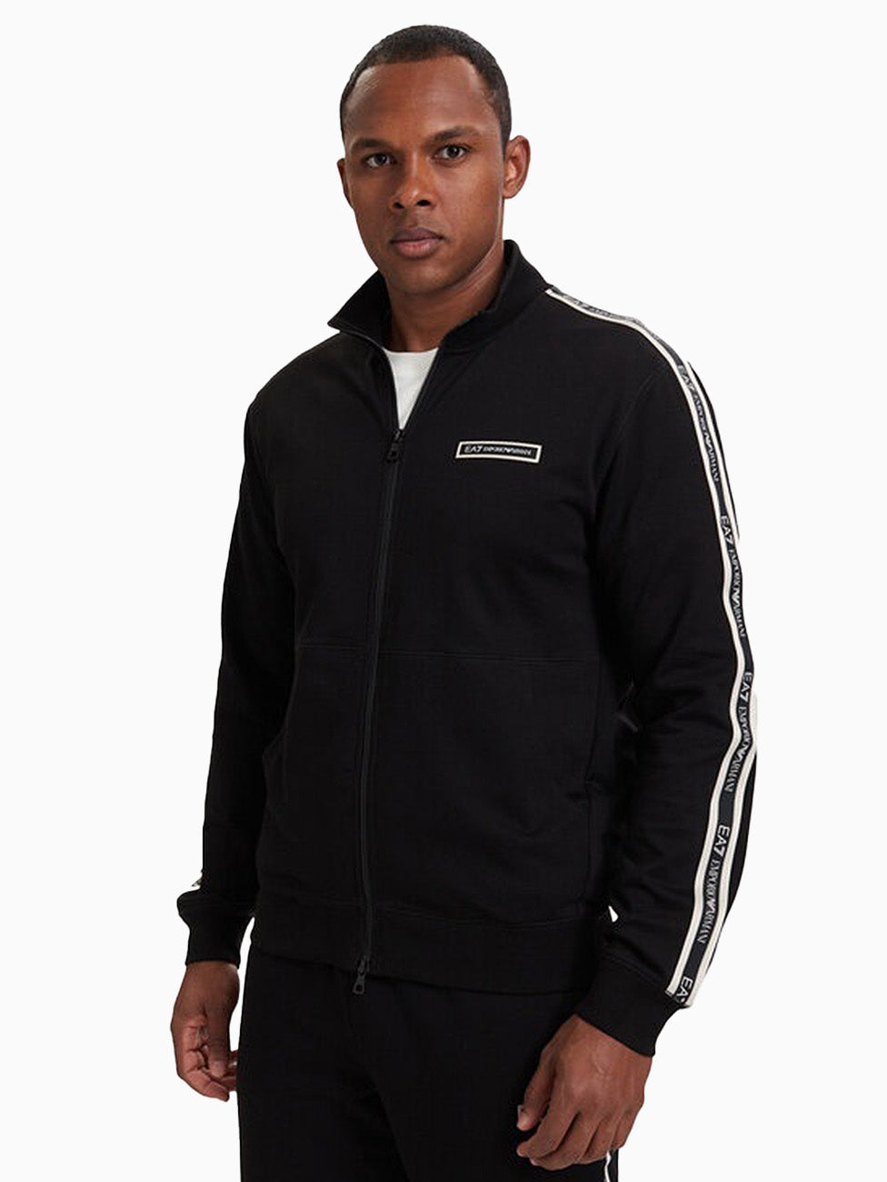 EA7 Regular-Fit Cotton Zip-Up Sweatshirt