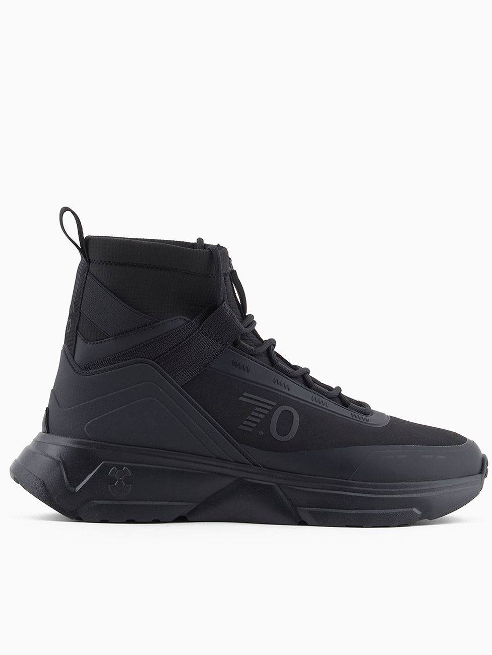 EA7 Triple Matt Black 7.0 High-top Sneakers