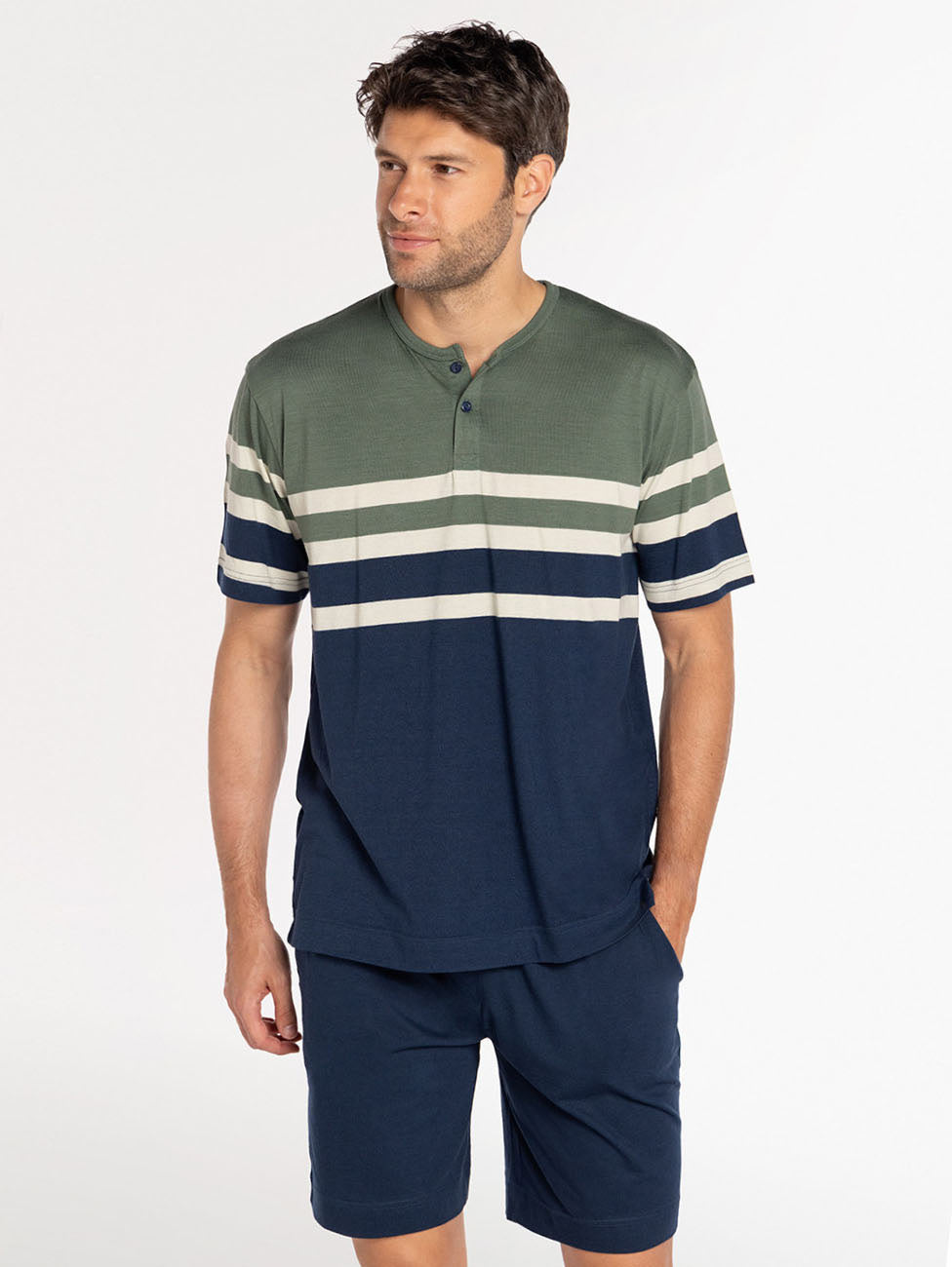 Punto Blanco Capri Modal & Cotton Men's Short Pyjama