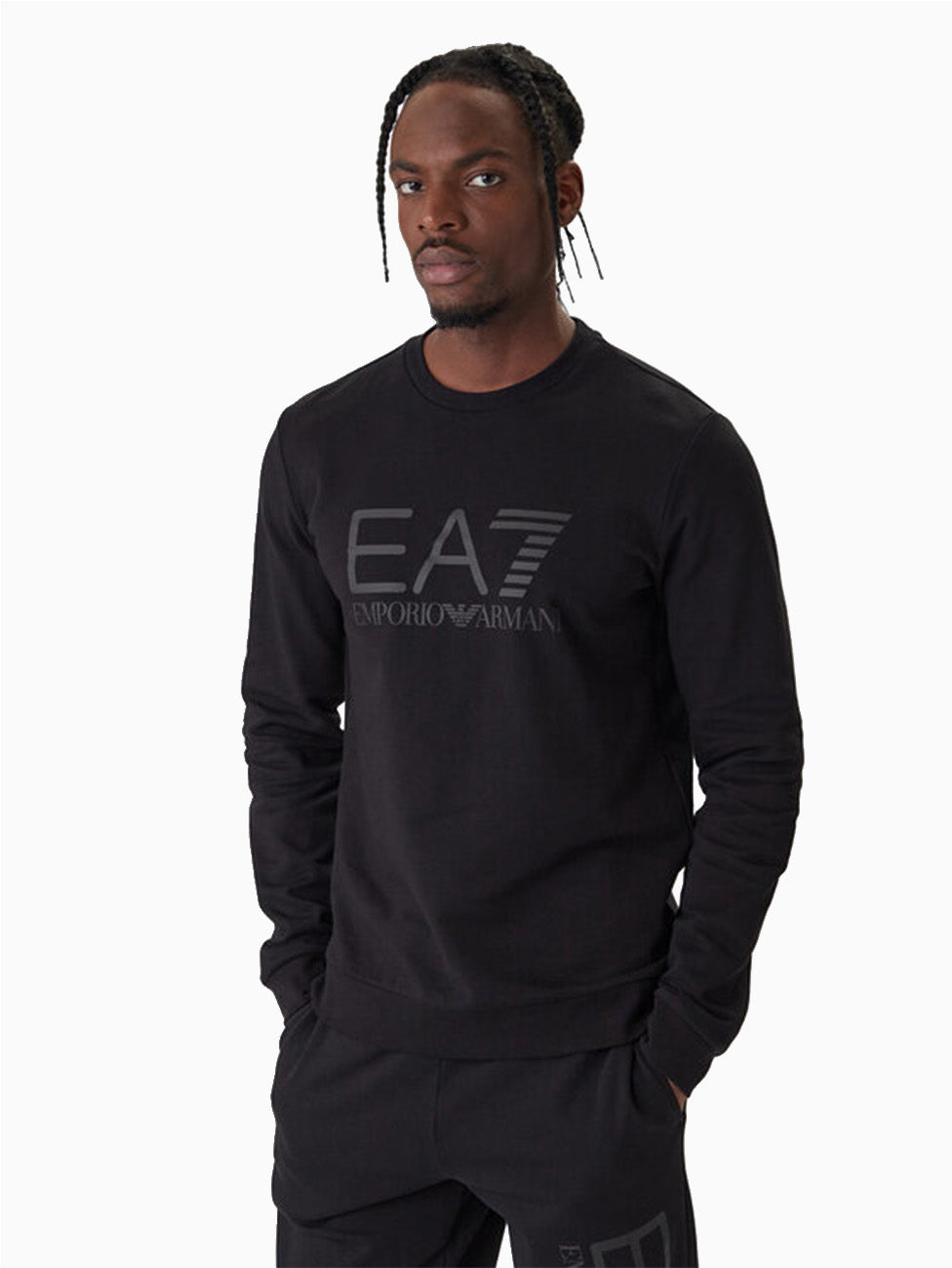 EA7 Core Identity Crew-Neck Sweatshirt