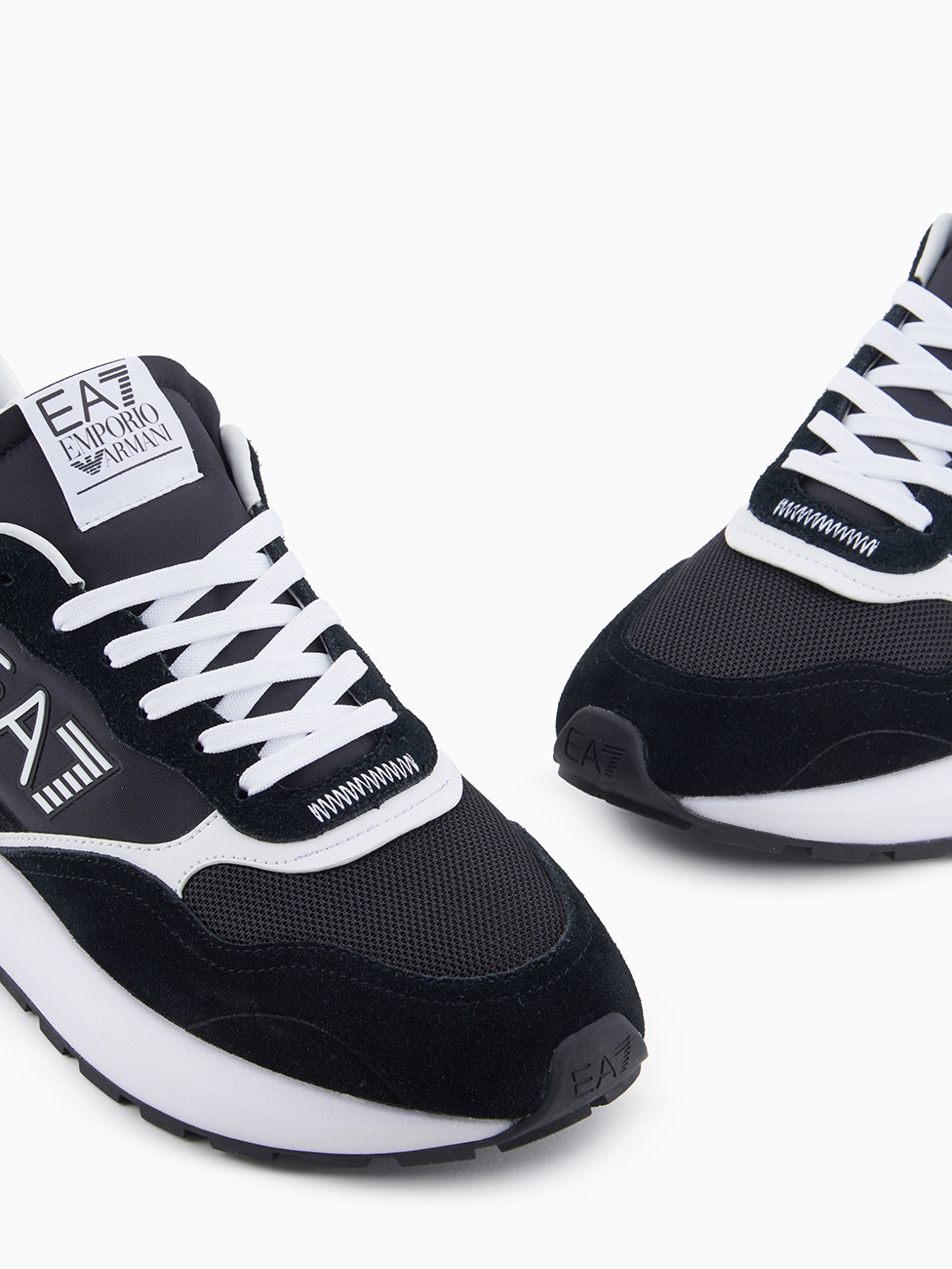 EA7 Black & White Wader Sneakers