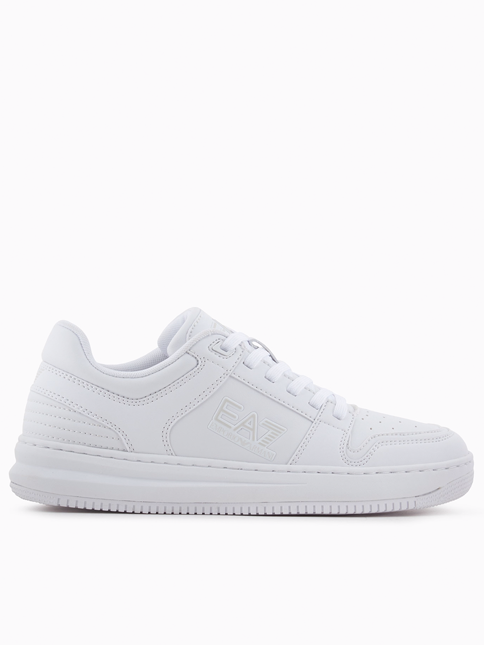 EA7 Full White Slasher Sneakers