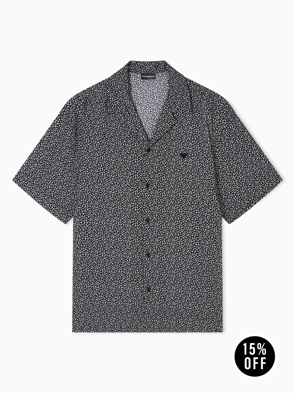 Emporio Armani Mixed Pattern Shirt