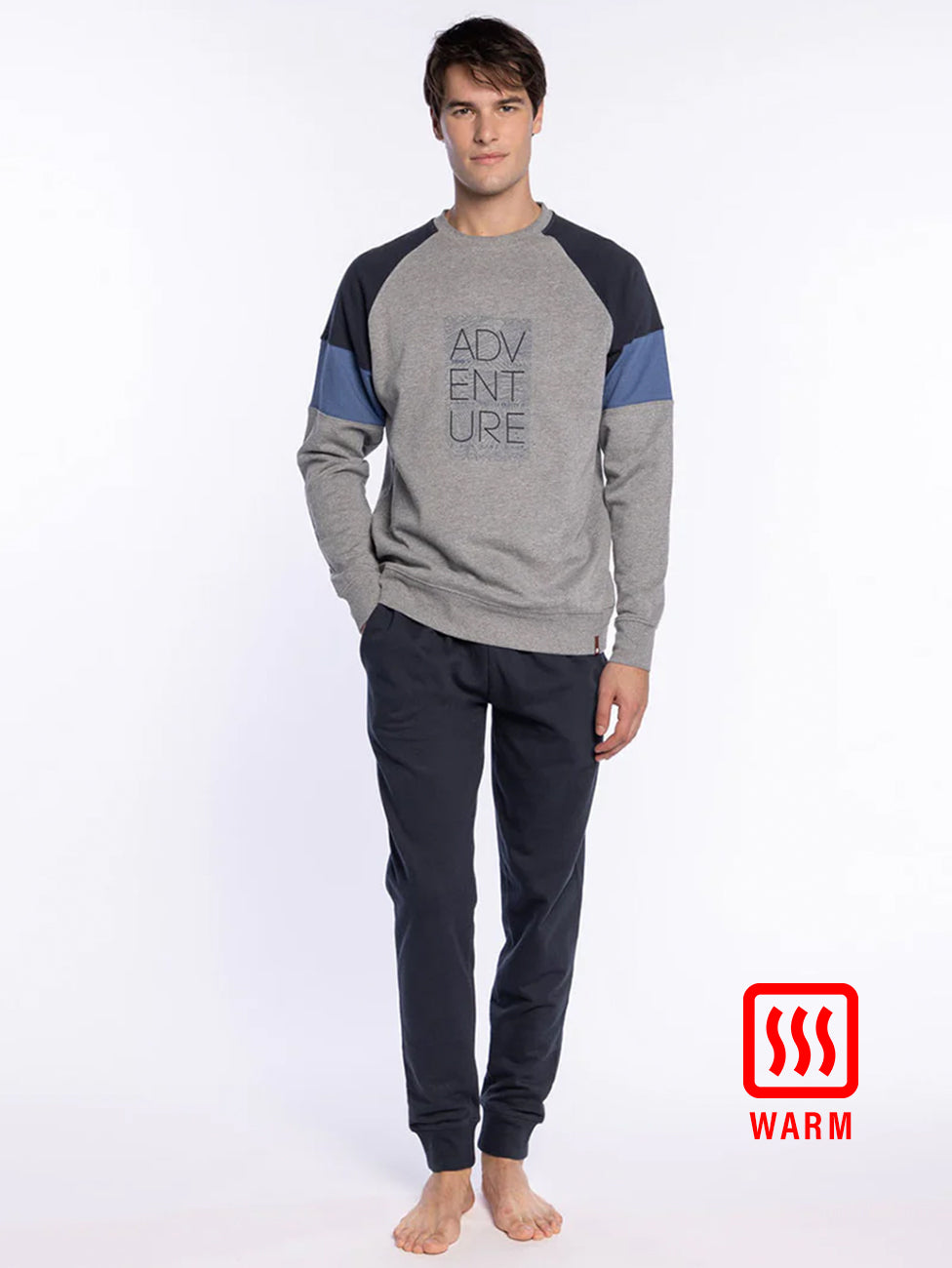 Punto Blanco Sophisticated Long Interlock Cuffed Pyjama