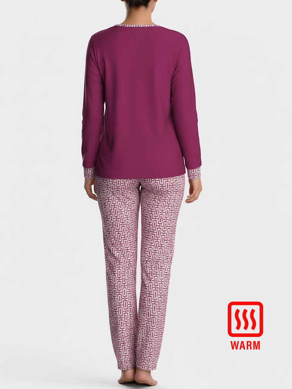 Impetus Purple Cotton Modal Women's Pyjama