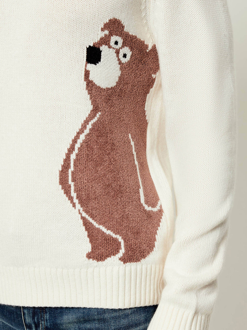 EA7 Men's Alyssum Bear Pullover Sweater