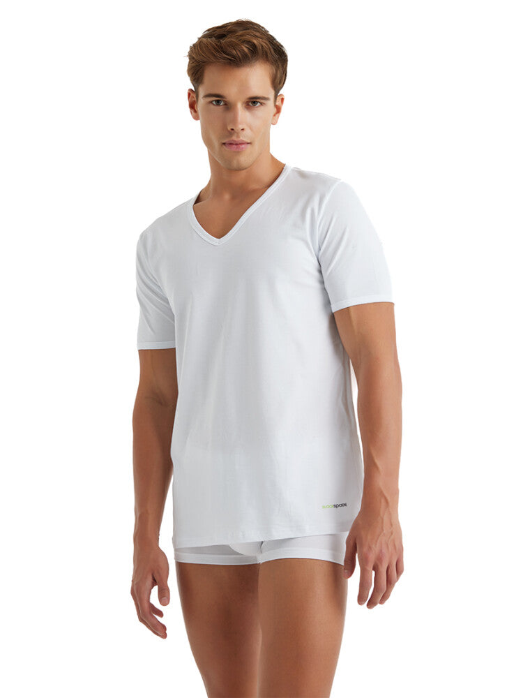 Blackspade Tender Cotton V-Neck T-Shirt