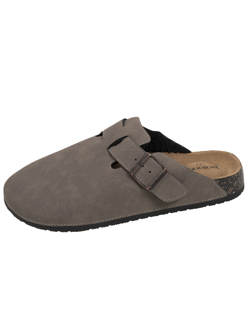 Isotoner Light Taupe Men's Lined Clogs