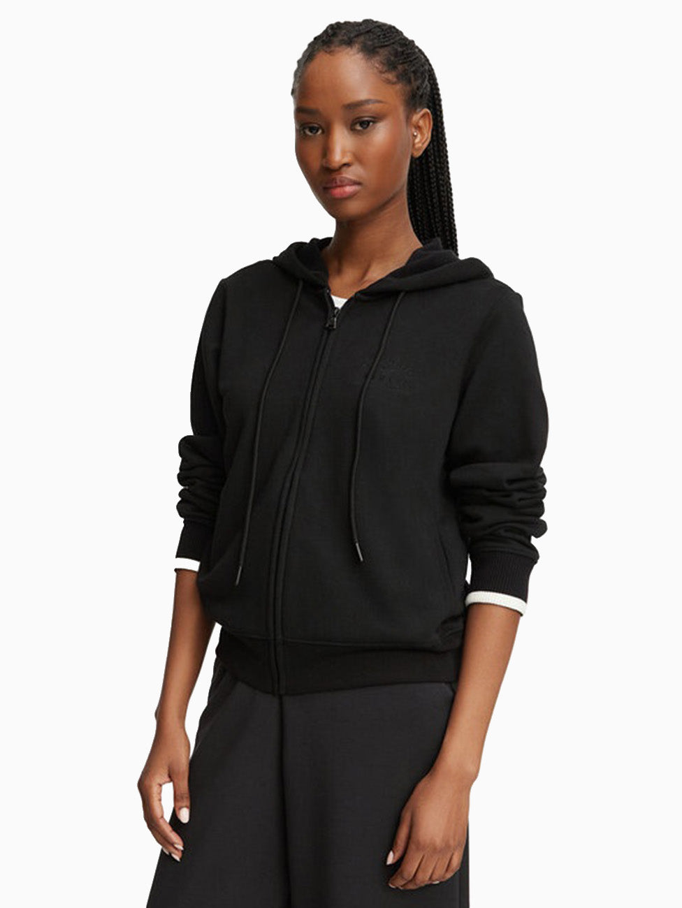 Emporio Armani Women's Terry Zip Hoodie