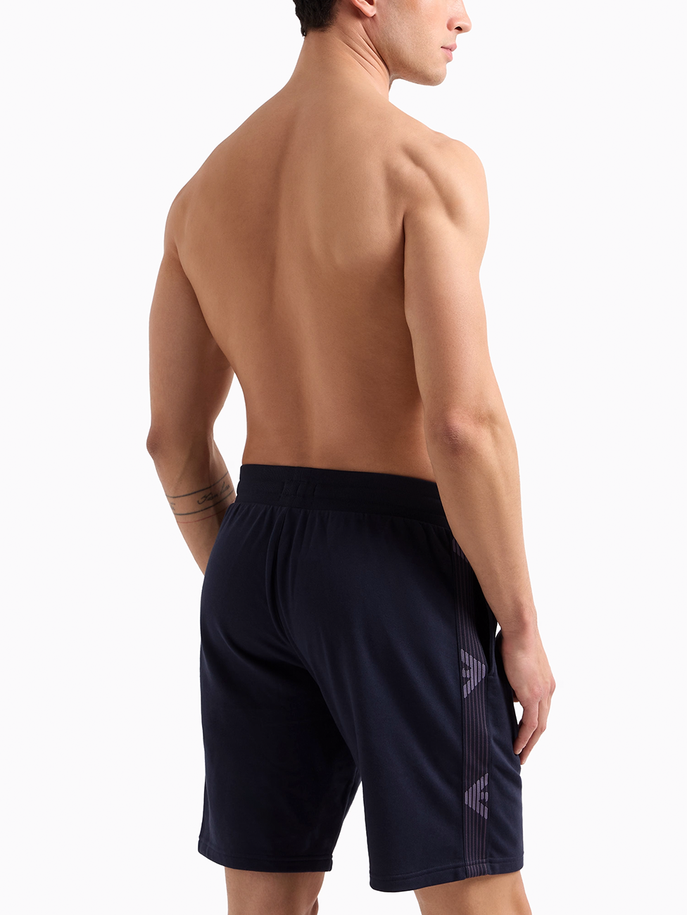 Emporio Armani Loungewear Terry Jersey Bermuda Shorts