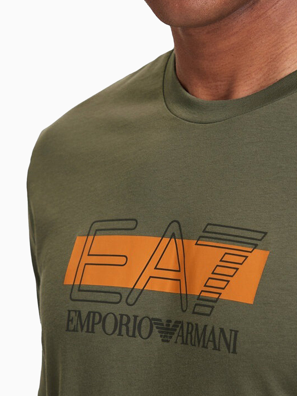 EA7 Visibility Regular-Fit Cotton-Jersey T-Shirt