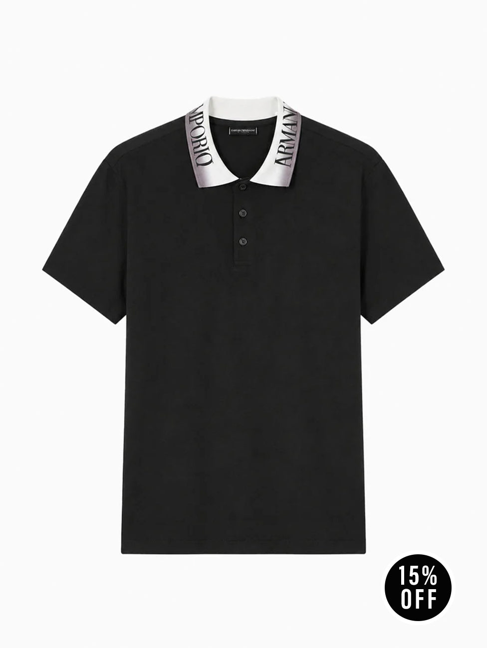 Emporio Armani Collar Logo Polo T-Shirt