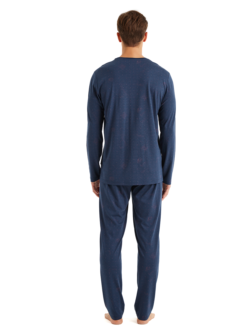 Blackspade Navy Blue Men's Pyjama Set