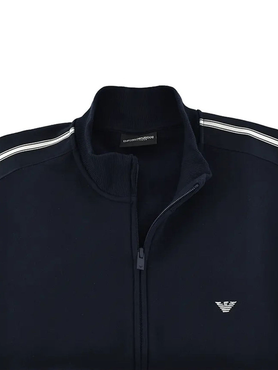 Emporio Armani Cotton Blend Full Zip Sweatshirt