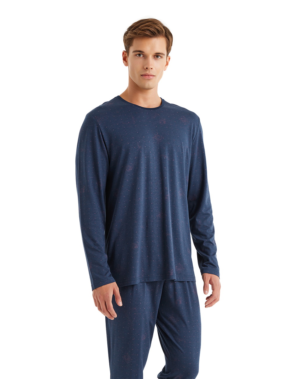 Blackspade Navy Blue Men's Pyjama Set