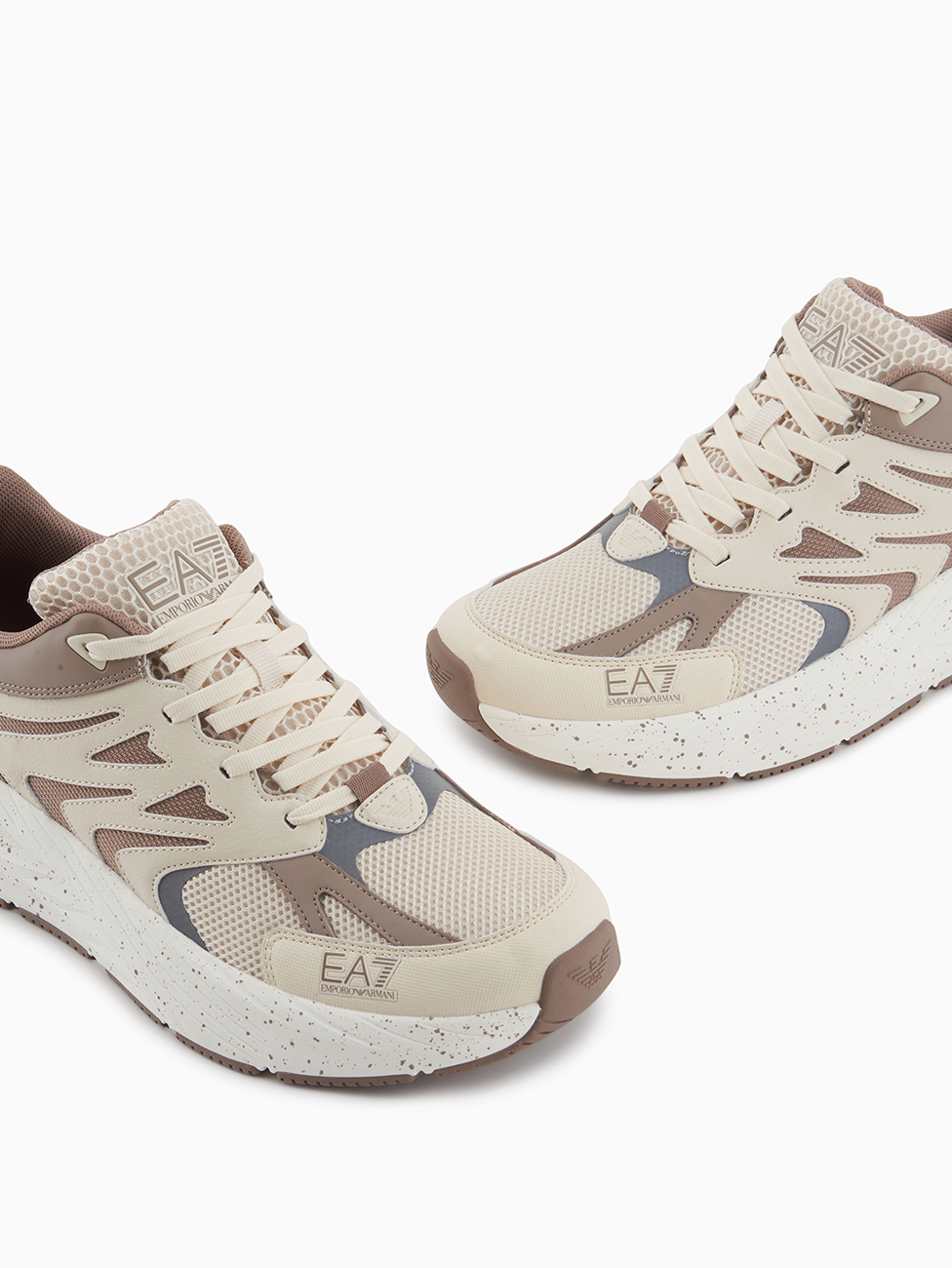 EA7 Beige Crusher Sonic Dart Sneakers