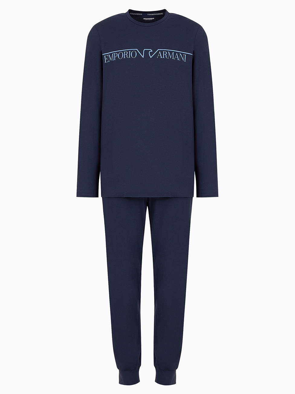 Emporio Armani Megalogo Organic-Cotton Pyjamas