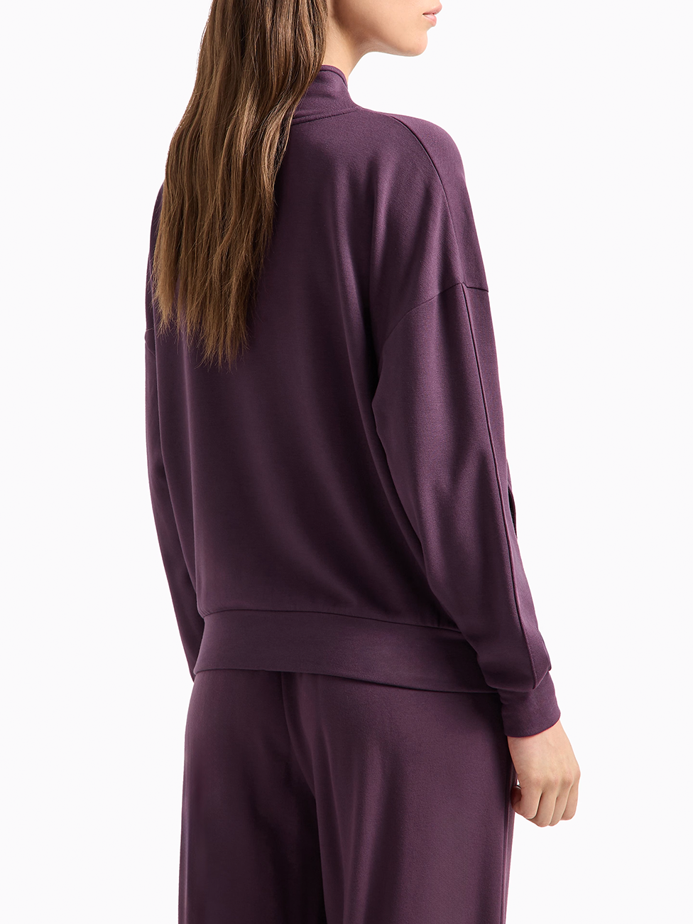 Emporio Armani Full-Zip Loungewear Ladies Sweatshirt 