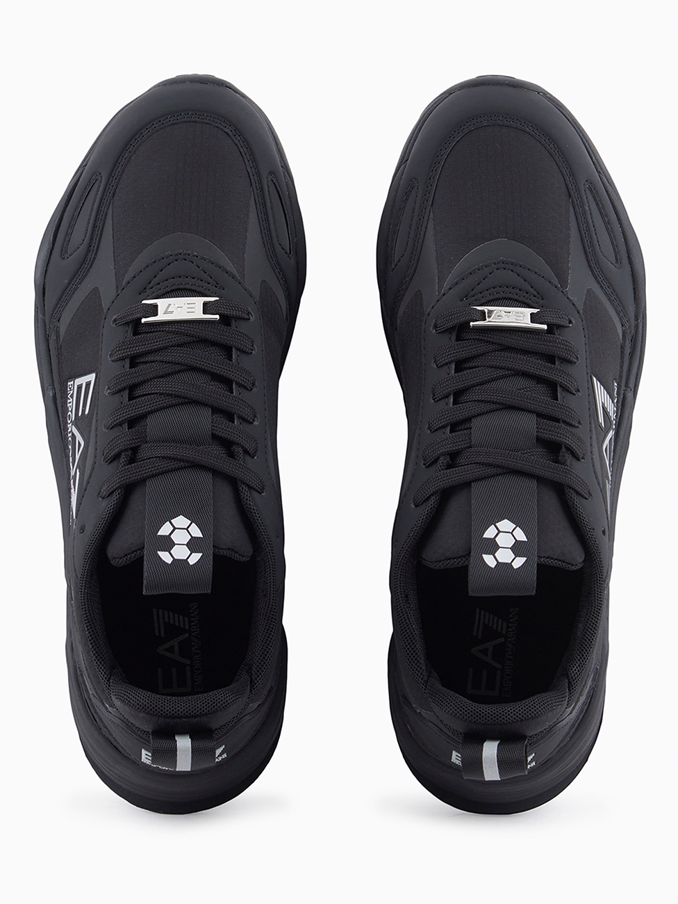 EA7 Triple Black Ace Runner Hexagon Sneakers