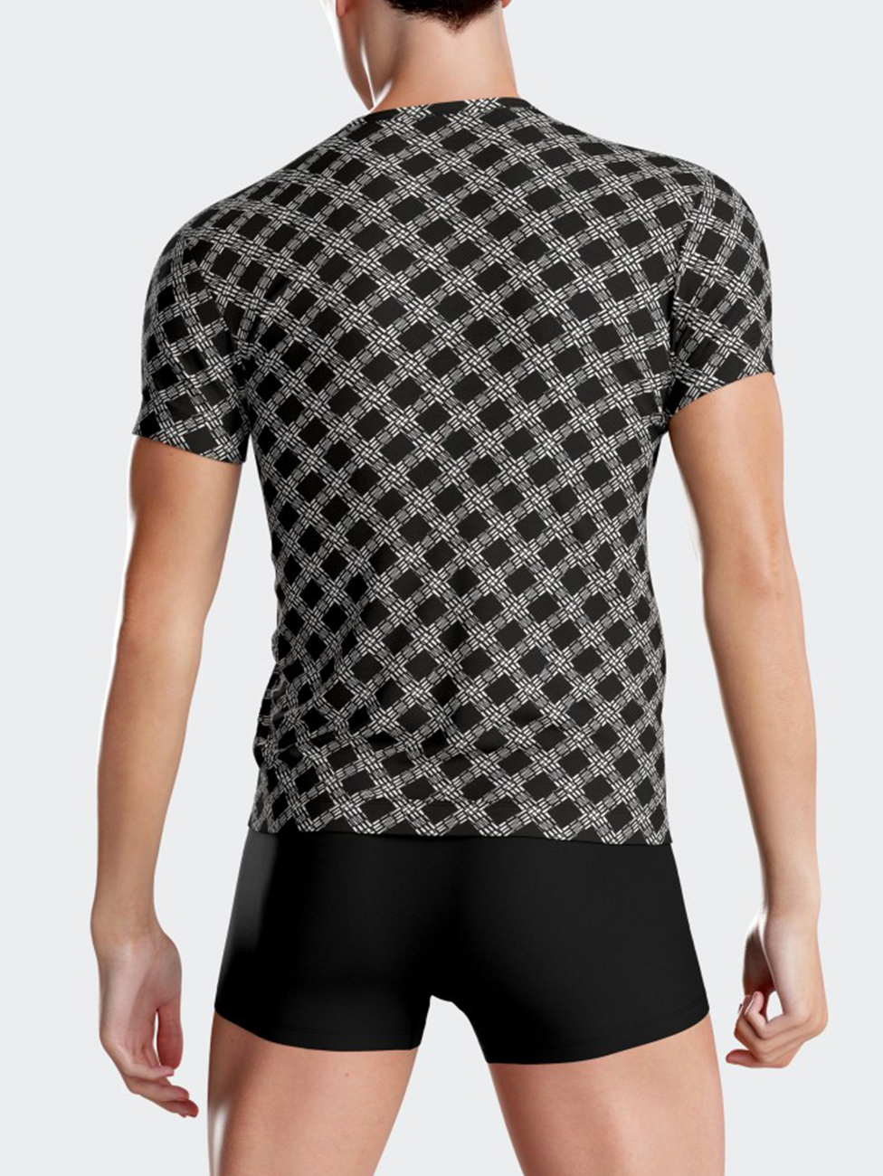 Impetus Geometric Printed Lyocell T-shirt