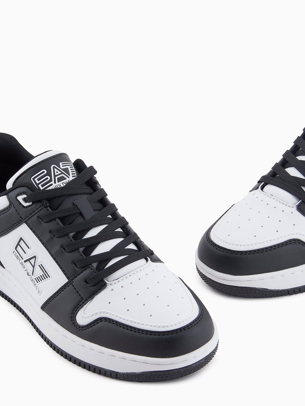 EA7 Black & White Slasher Sneakers