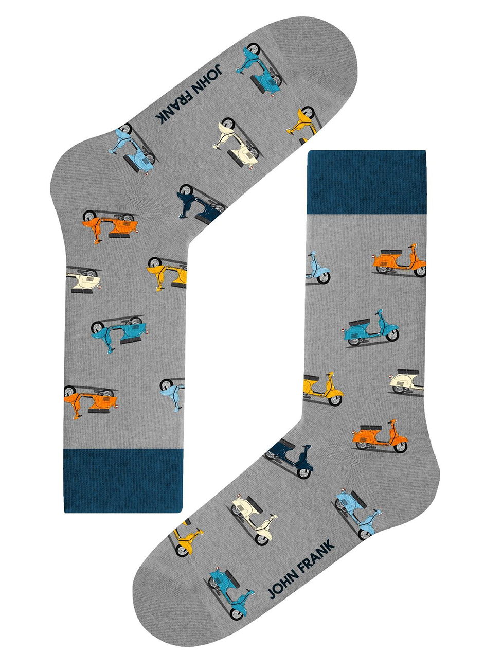 John Frank Fun Scooter Long Socks