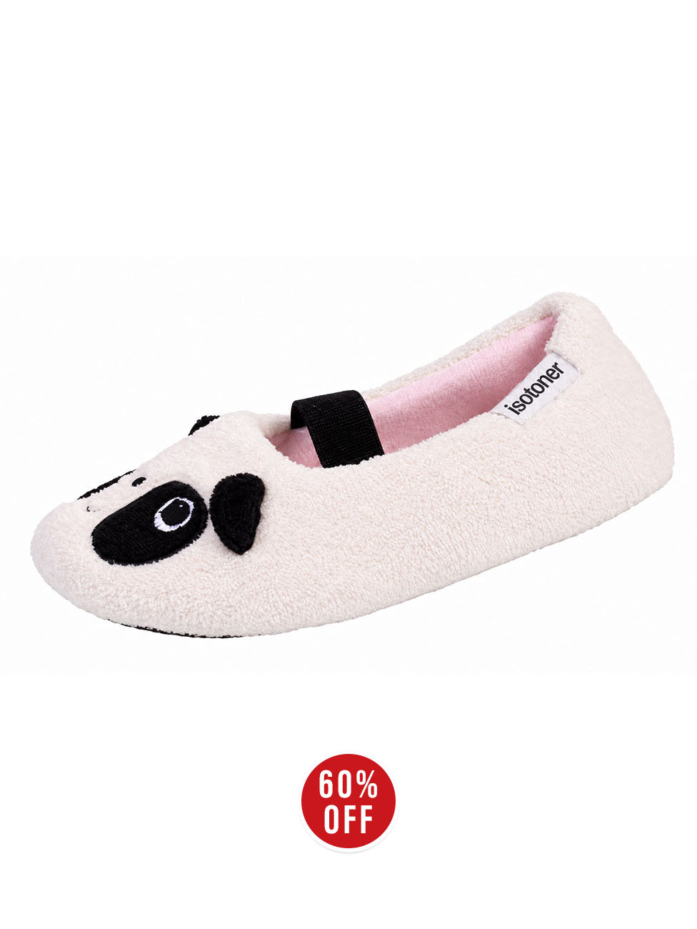 Isotoner Ivoire Ballerina Slippers
