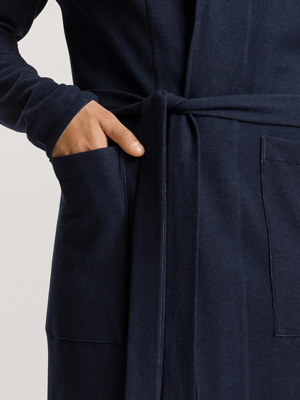 Hanro Cozy Living Shawl Collar Notte Men's Robe