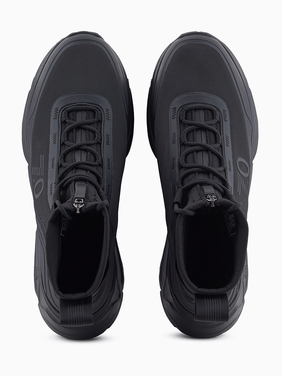 EA7 Triple Matt Black 7.0 High-top Sneakers