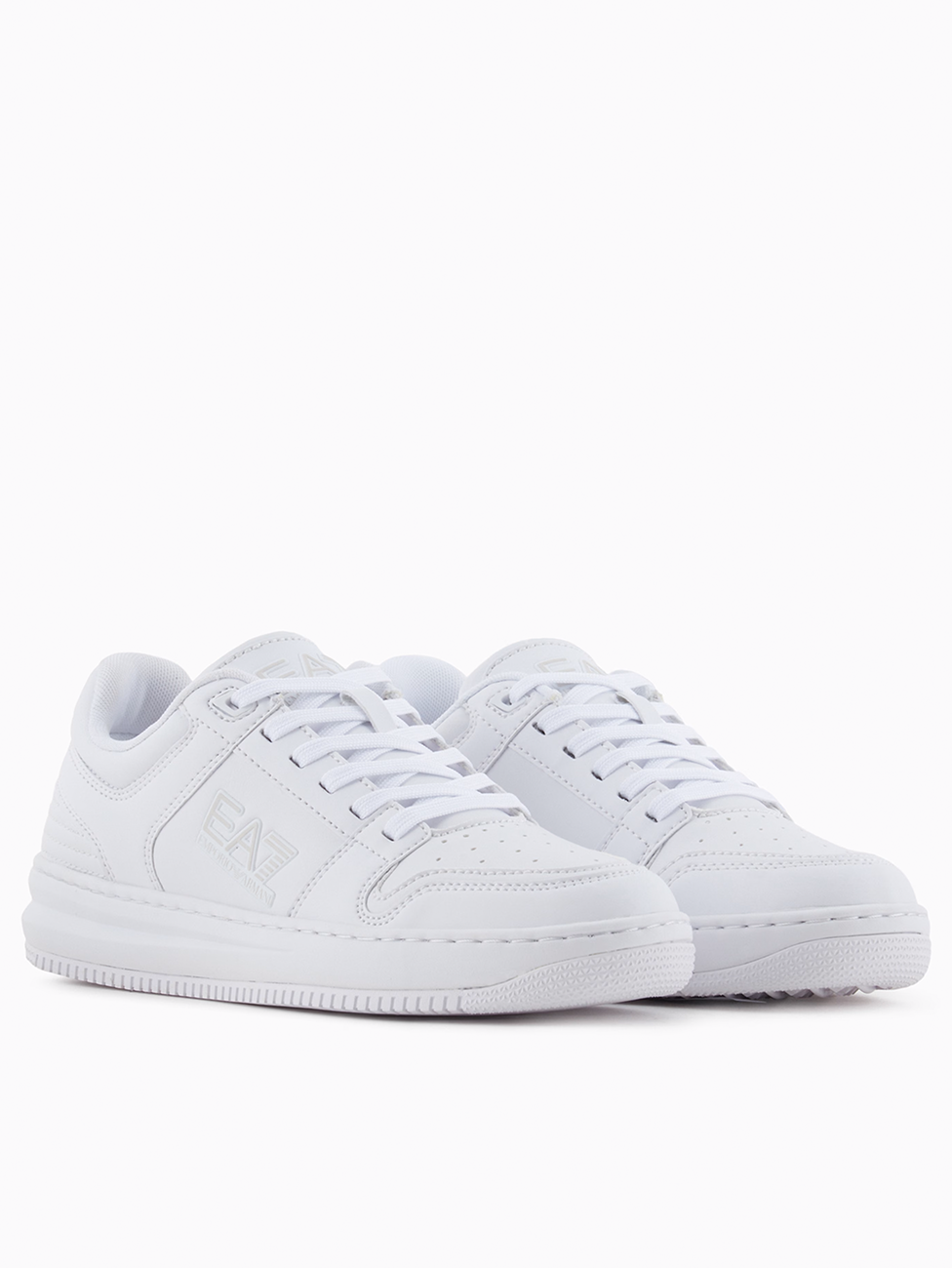 EA7 Full White Slasher Sneakers