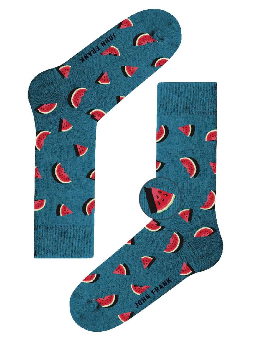 John Frank Fun Melon Long Socks