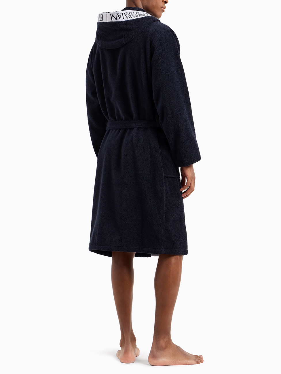Emporio Armani Men's Woven Bathrobe